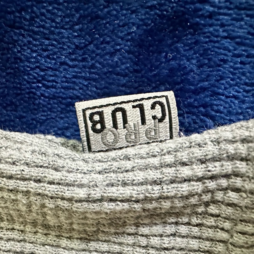 PRO CLUB Gray Ribbed Knit Sweater - Picture 2 of 2